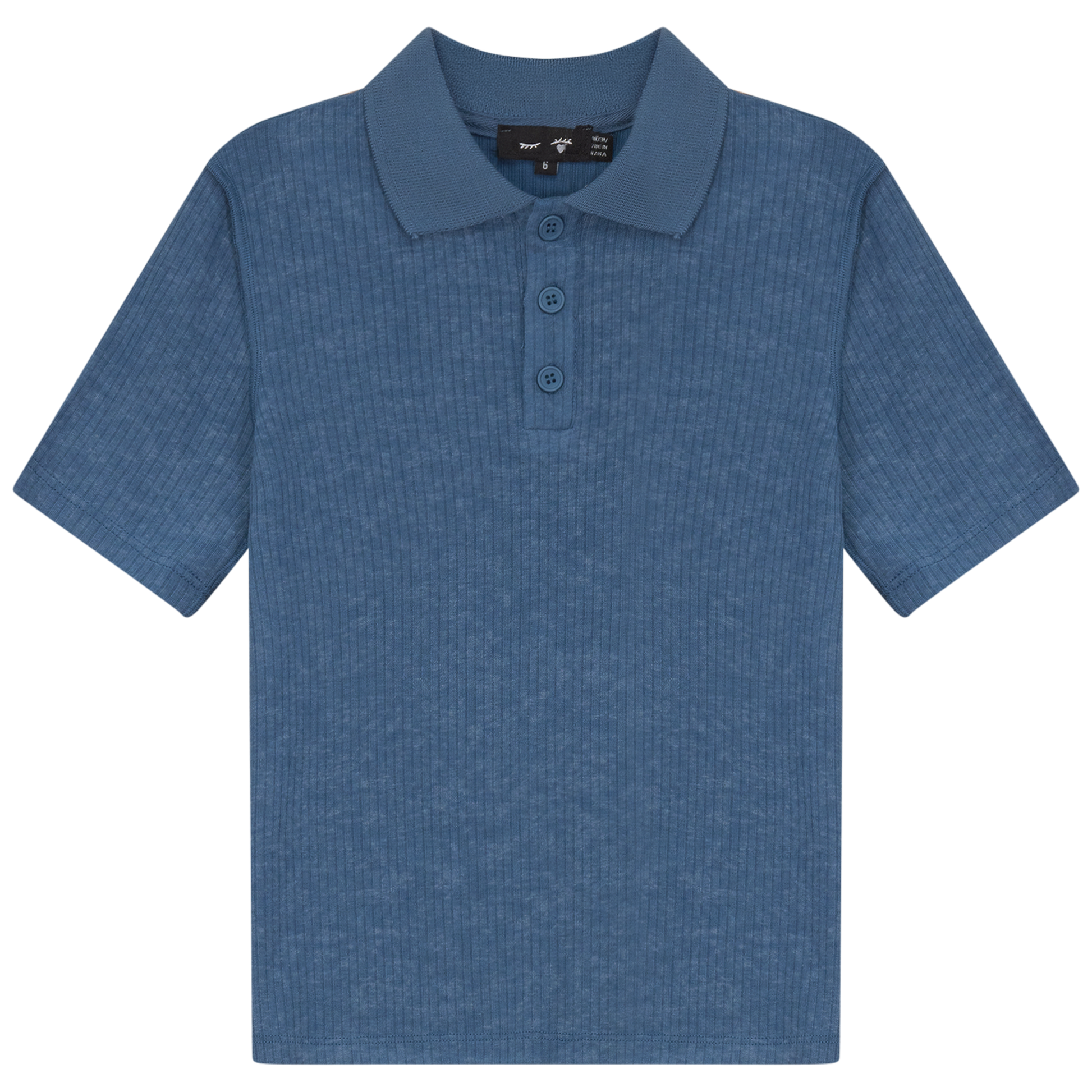 Distressed Short Polo