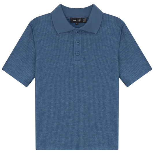 Distressed Short Polo