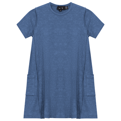 Distressed Dress Dark Denim