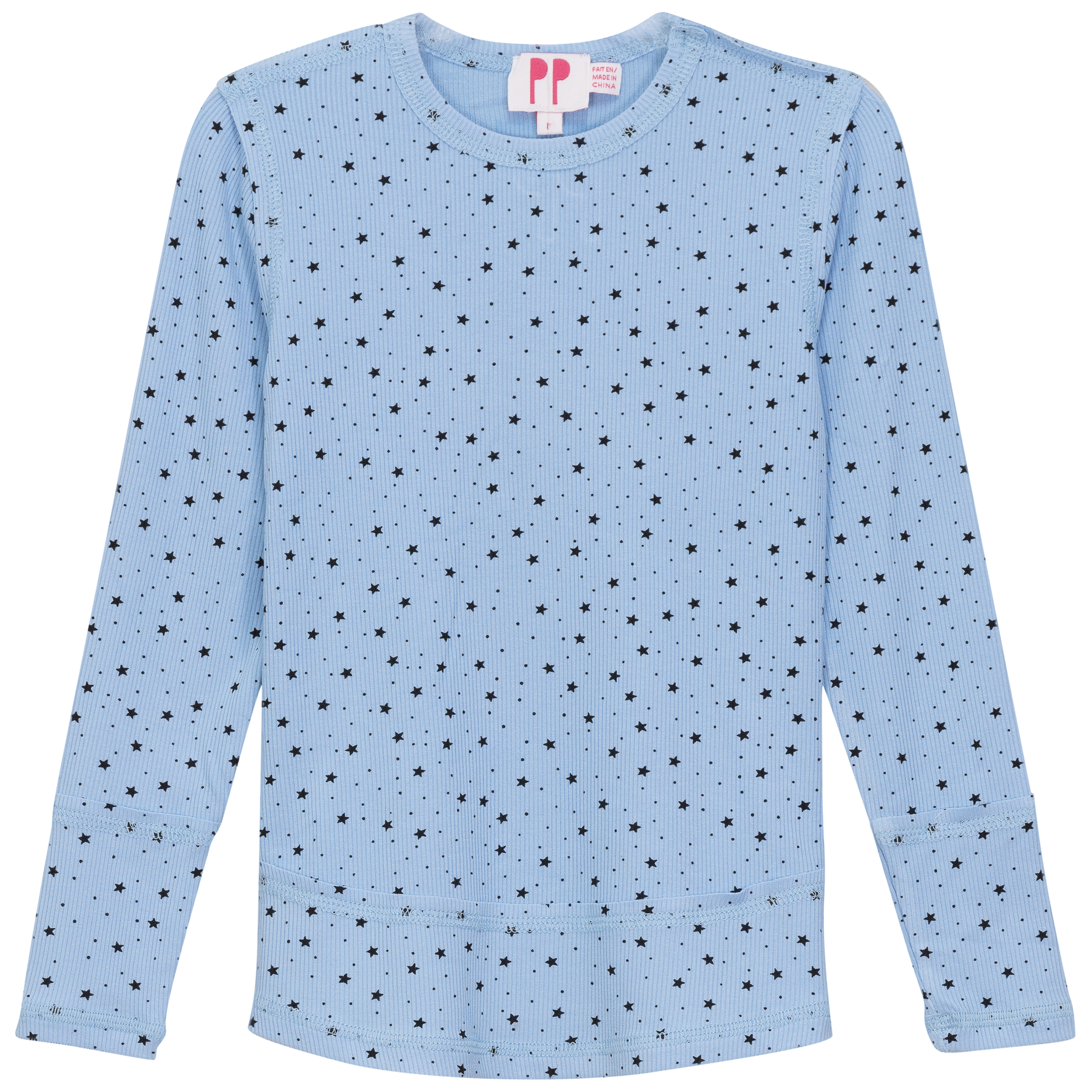Star Print Tshirt Blue
