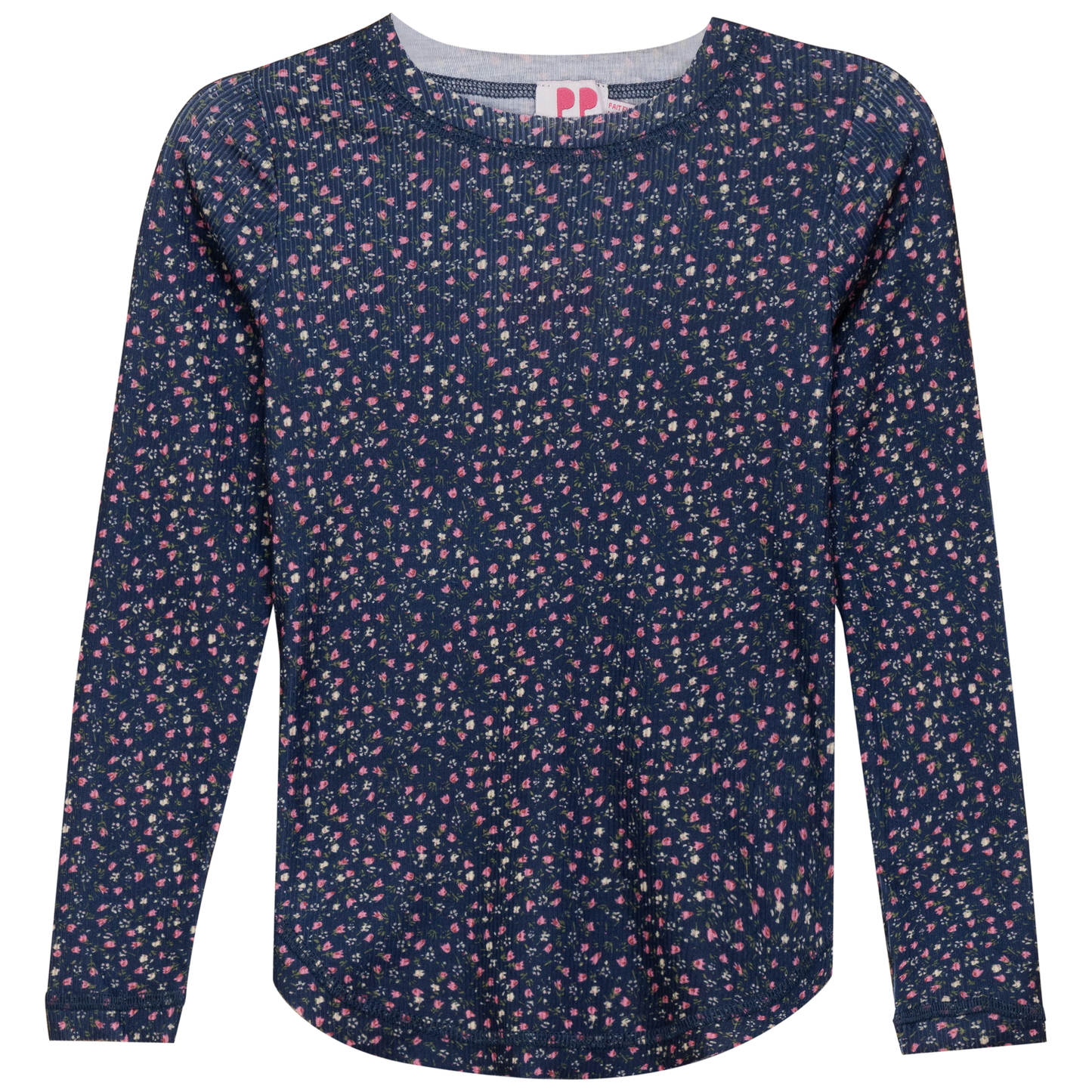 Floral Printed T-Shirt Navy