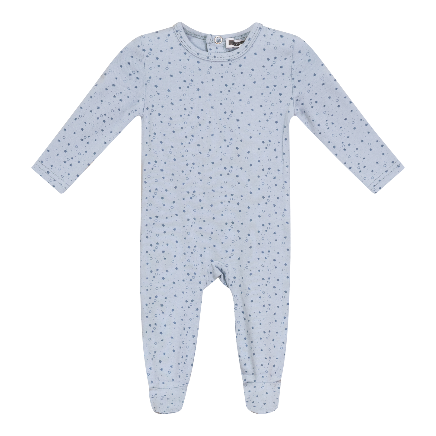 Star Print Onesie Blue