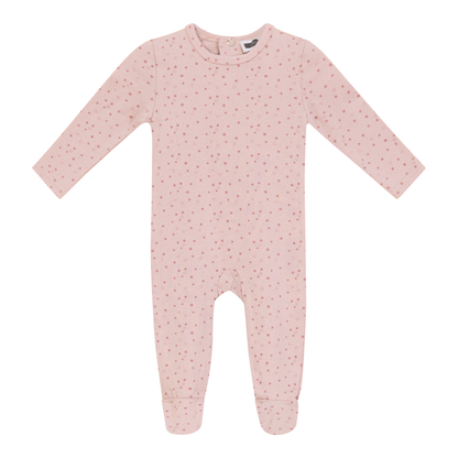 Star Print Onesie Pink