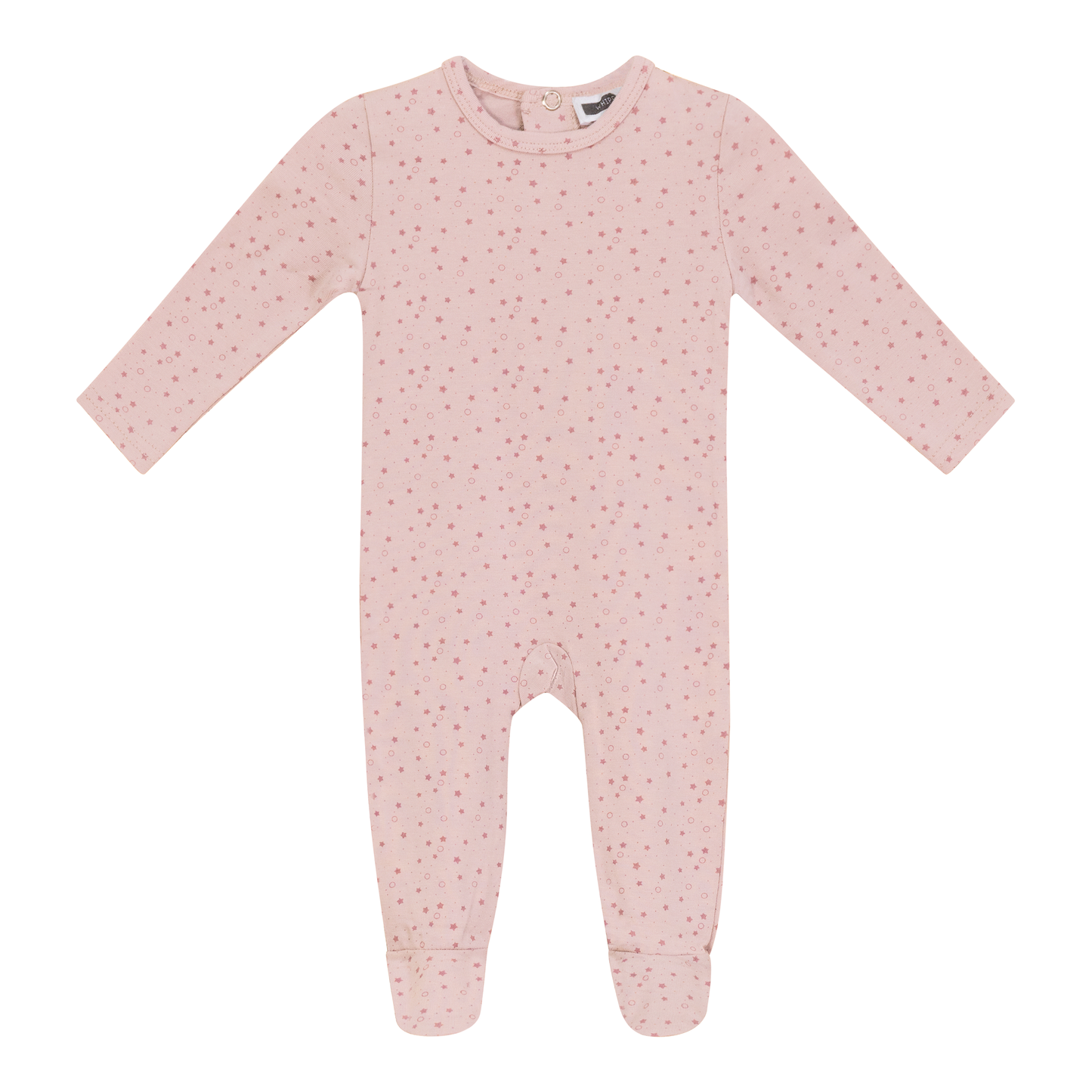 Star Print Onesie Pink