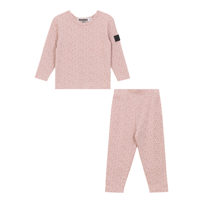 Star Print 2Pc Set Pink