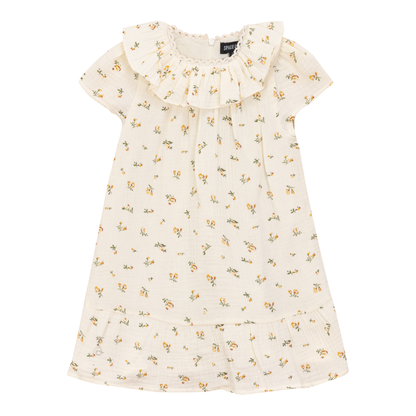 Floral Printed Dress Off White