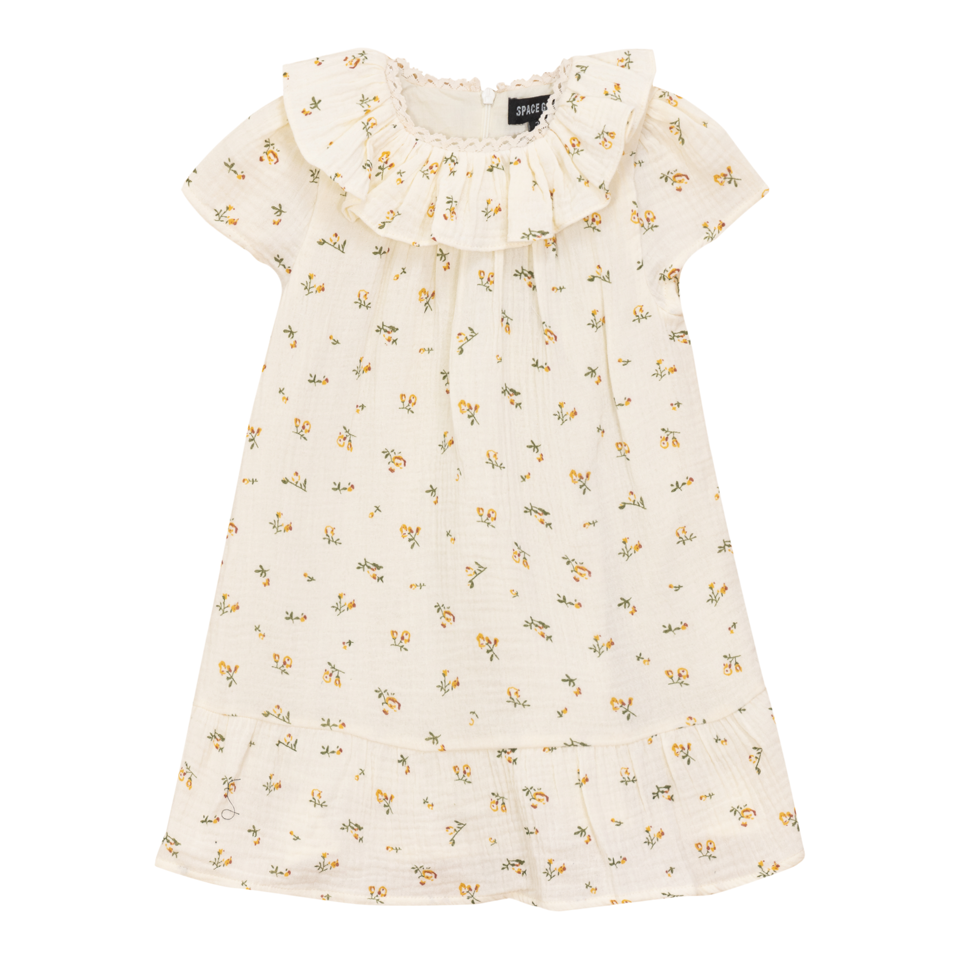 Floral Printed Dress Off White