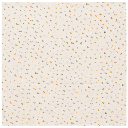 Floral Gauze Swaddle Off White One Size