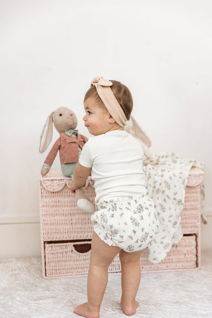 Floral Print Gauze Swaddle