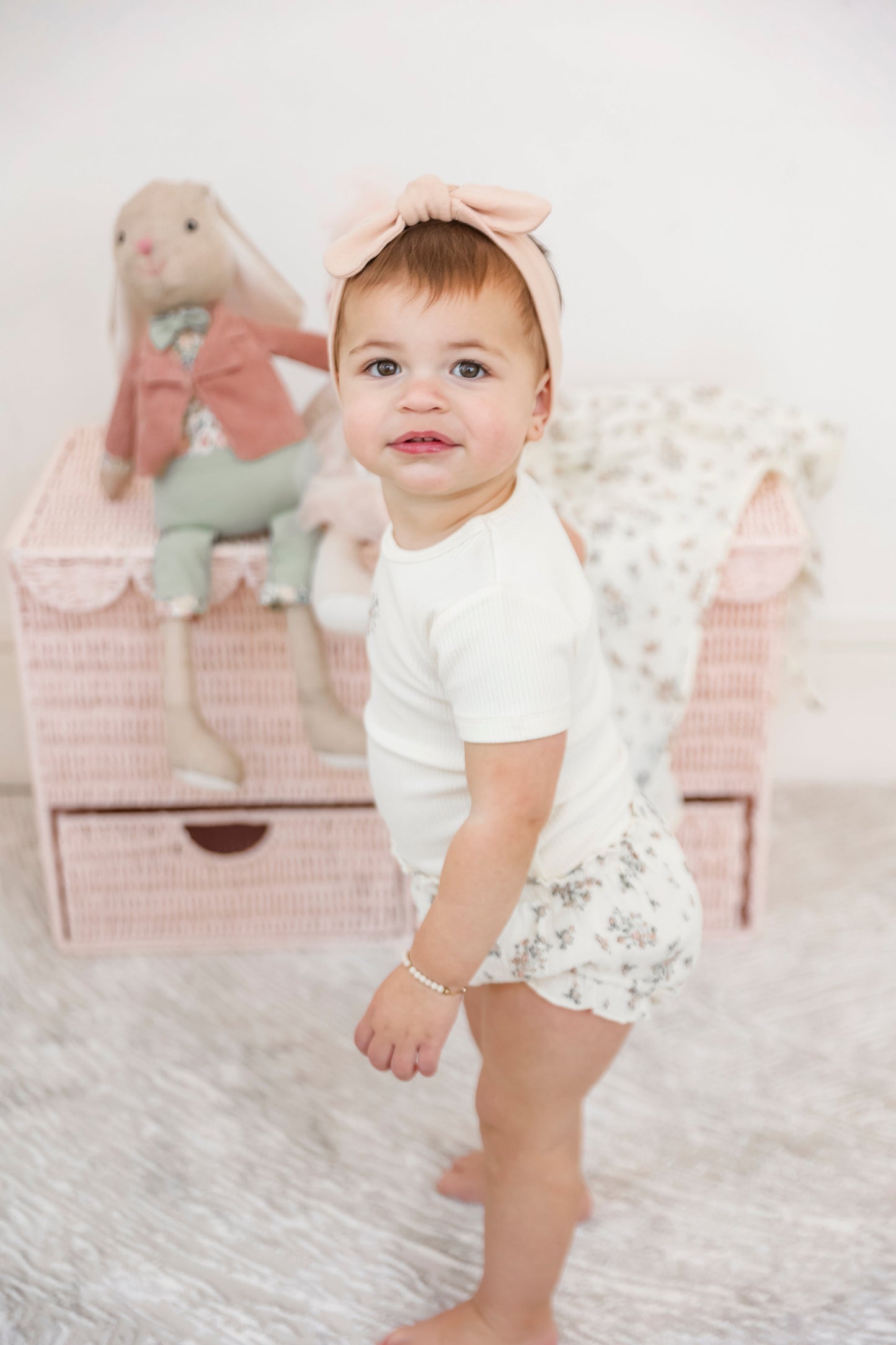 Floral Print Gauze Swaddle