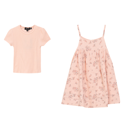 Floral Print Jumper Set Pink