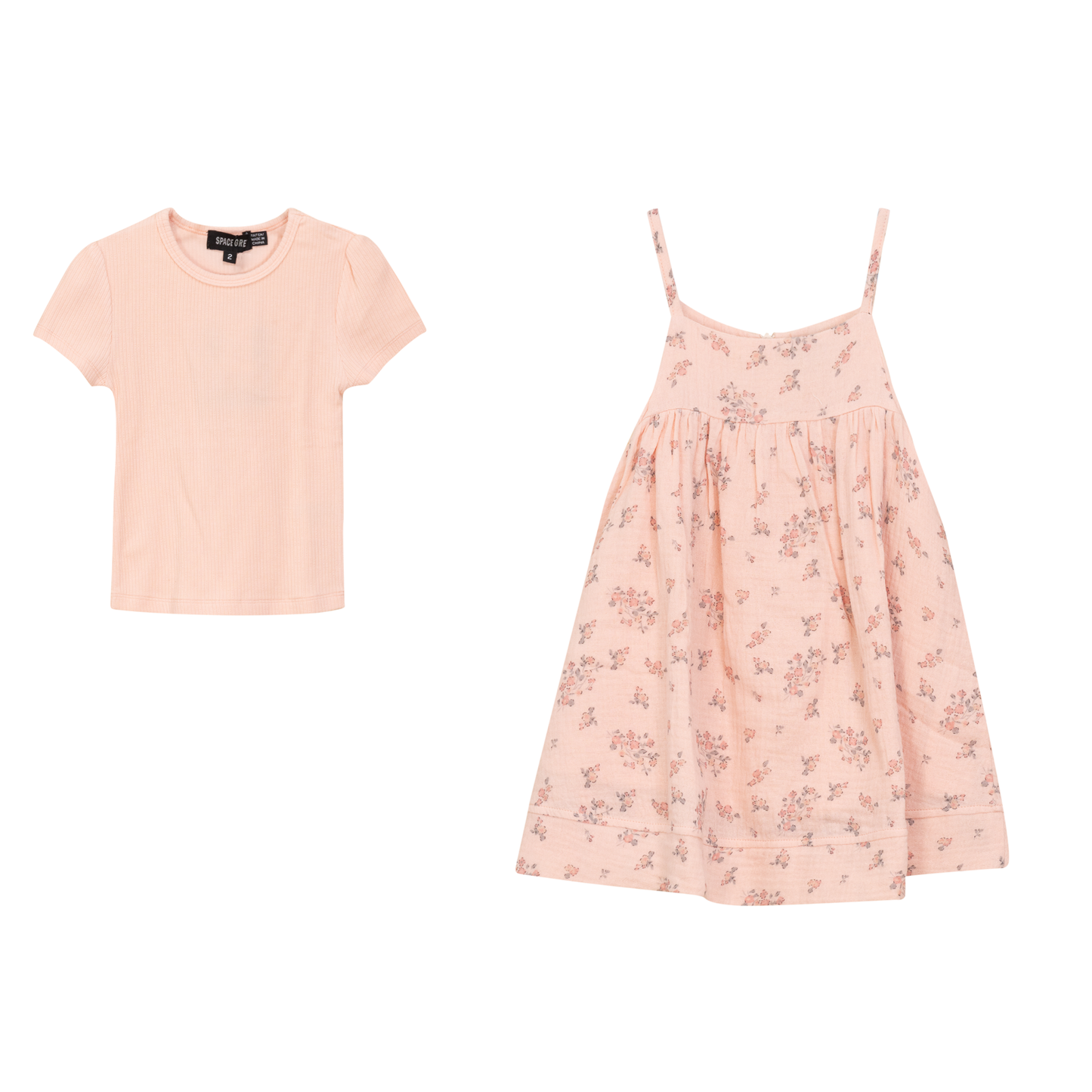 Floral Print Jumper Set Pink