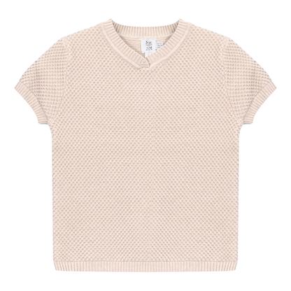 Textured Knit Sweater Dark Almond