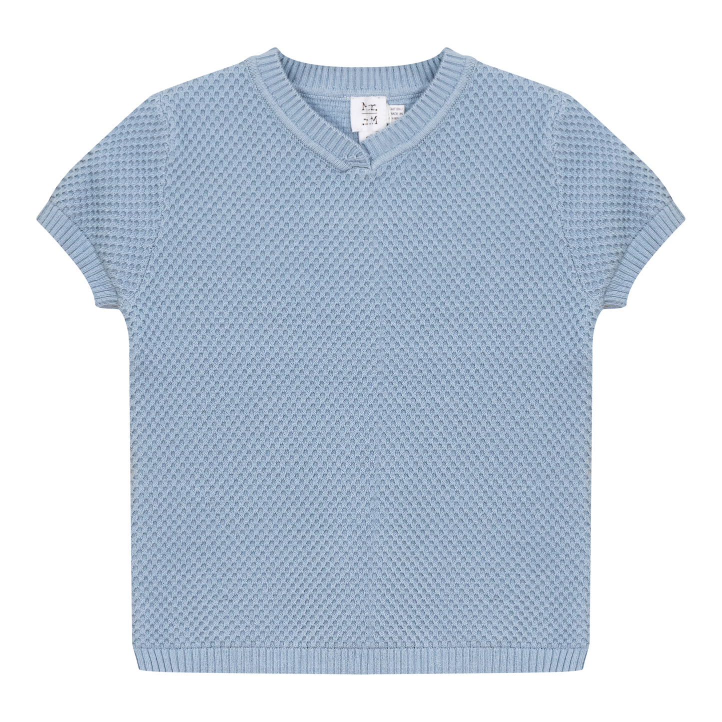 Textured Knit Sweater Sky