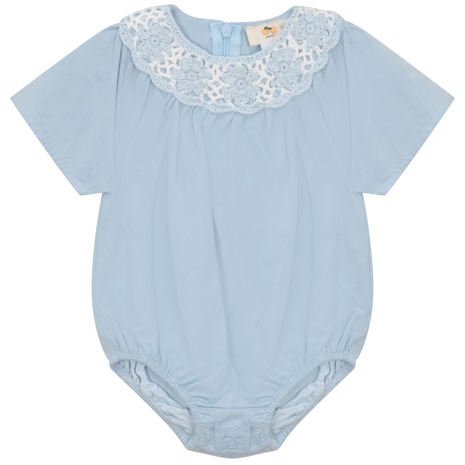 Woven Crochet Bubble Blue