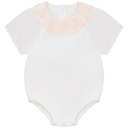 Woven Crochet Bubble Off White