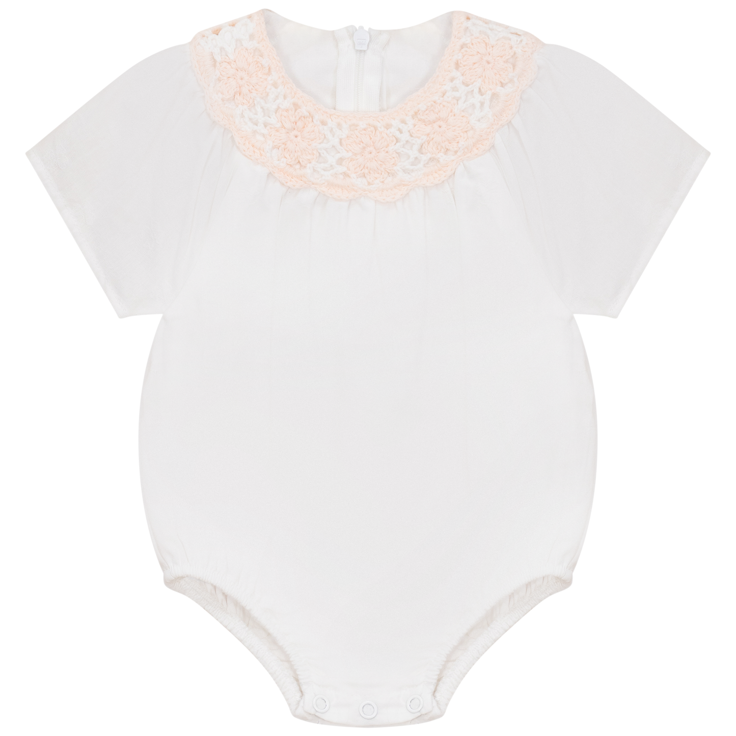 Woven Crochet Bubble Off White