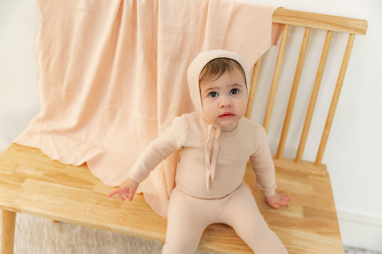 Pony Bow Print Blanket