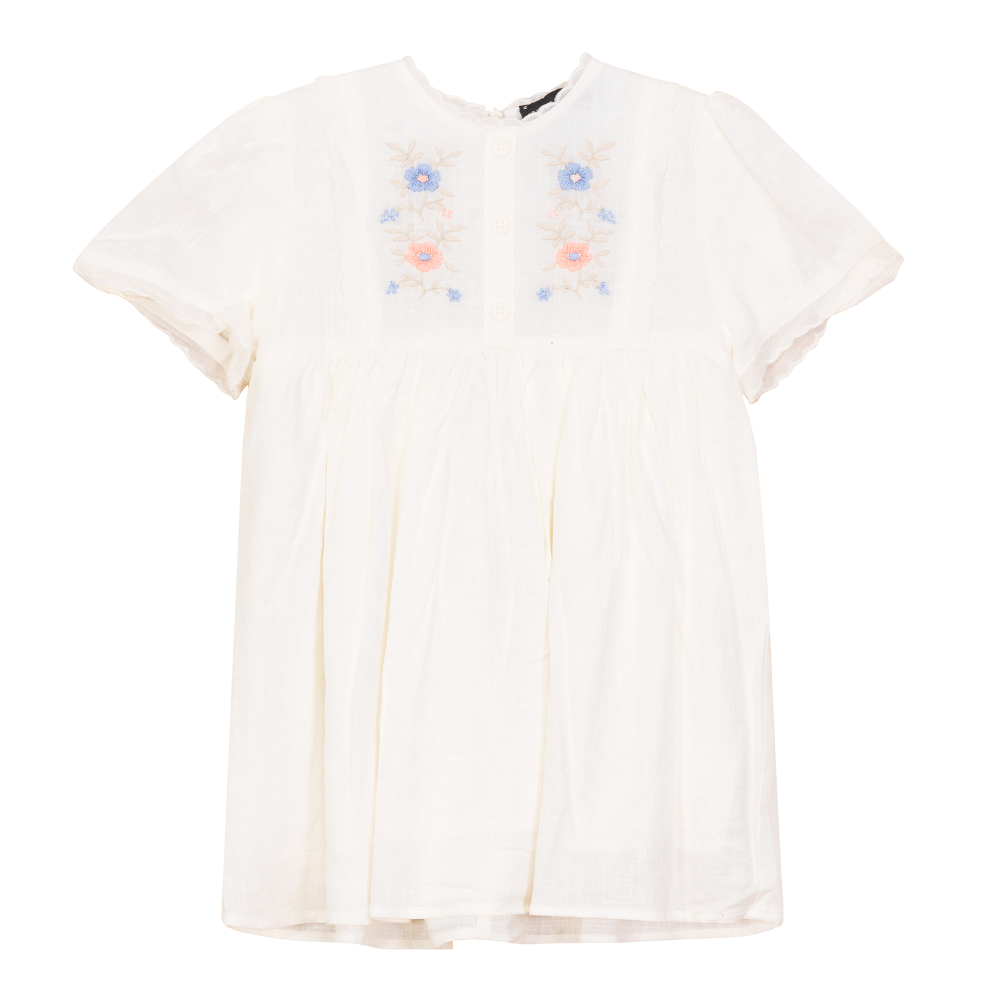 Cape Dress Off White