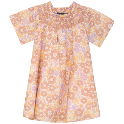 Floral Print Woven Dress Pink