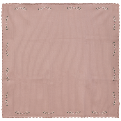 Rib Knit Blanket Rose Cloud One Size