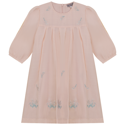 Cotton Floral Embroidered Dress