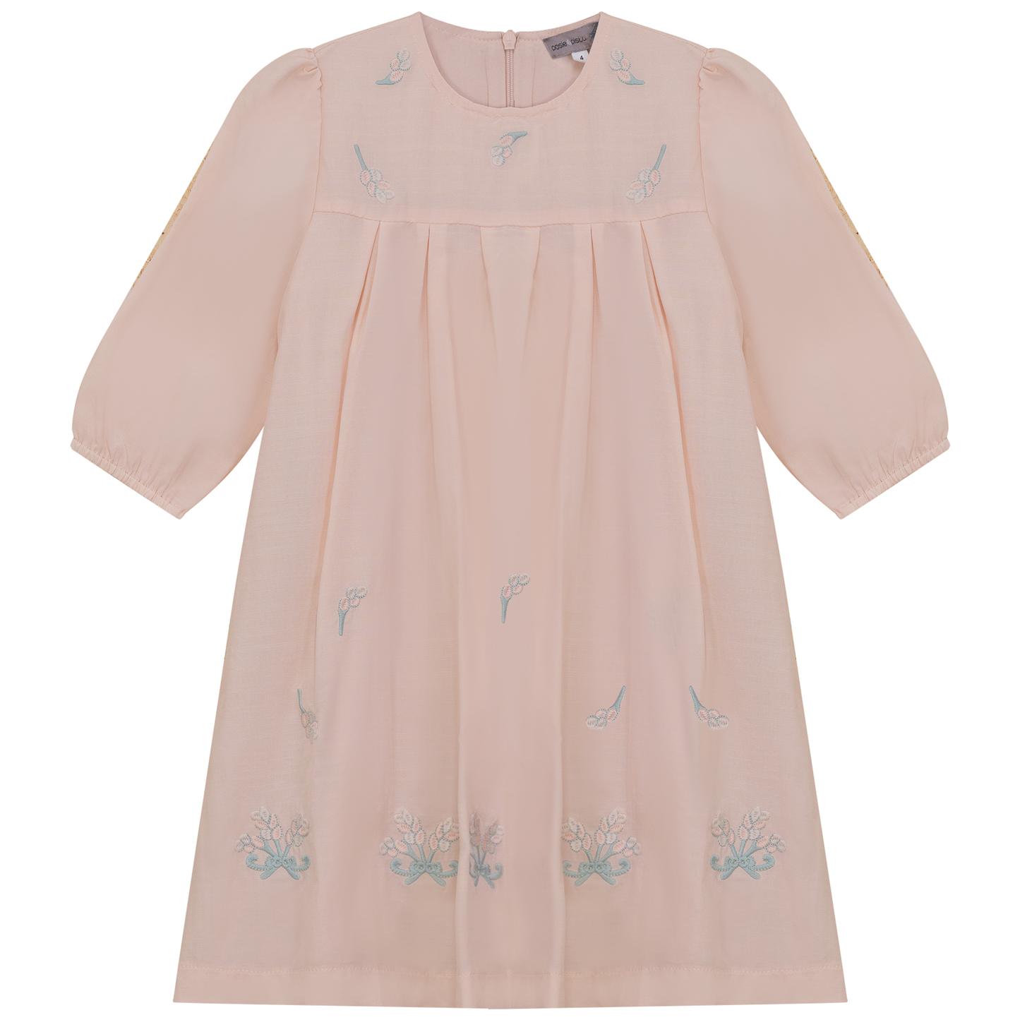 Cotton Floral Embroidered Dress