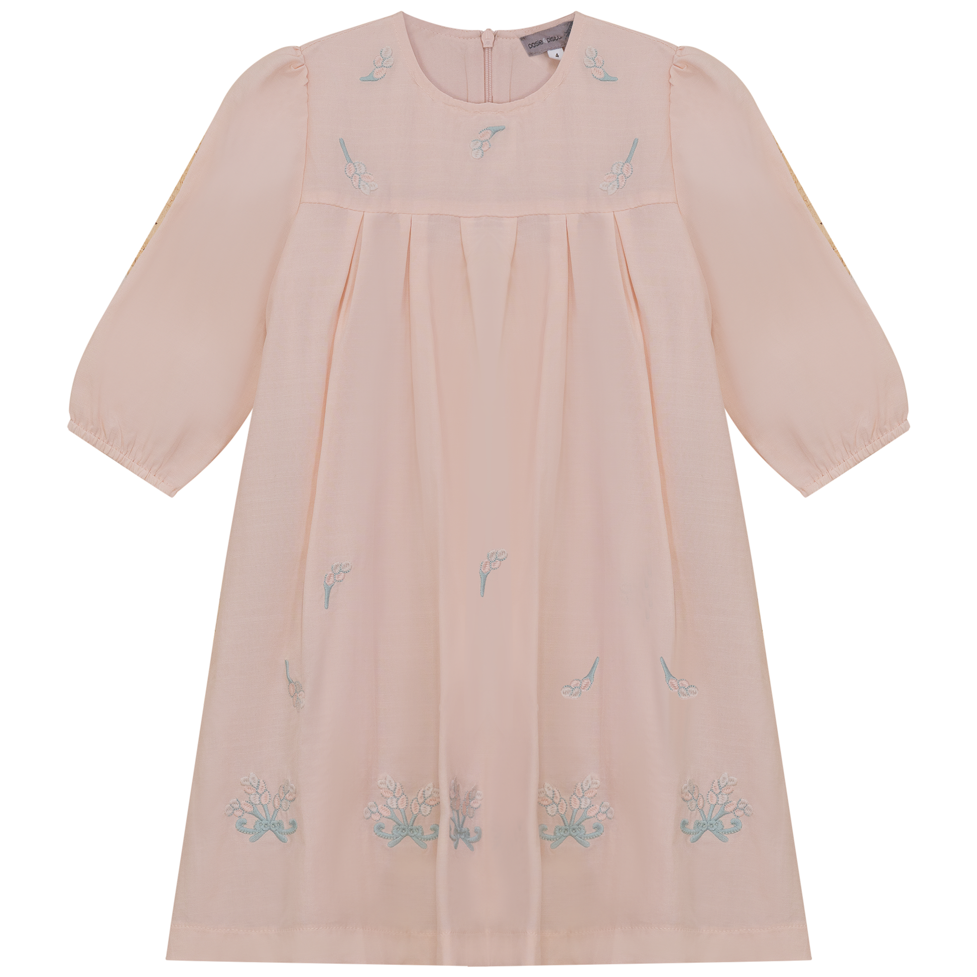 Cotton Floral Embroidered Dress