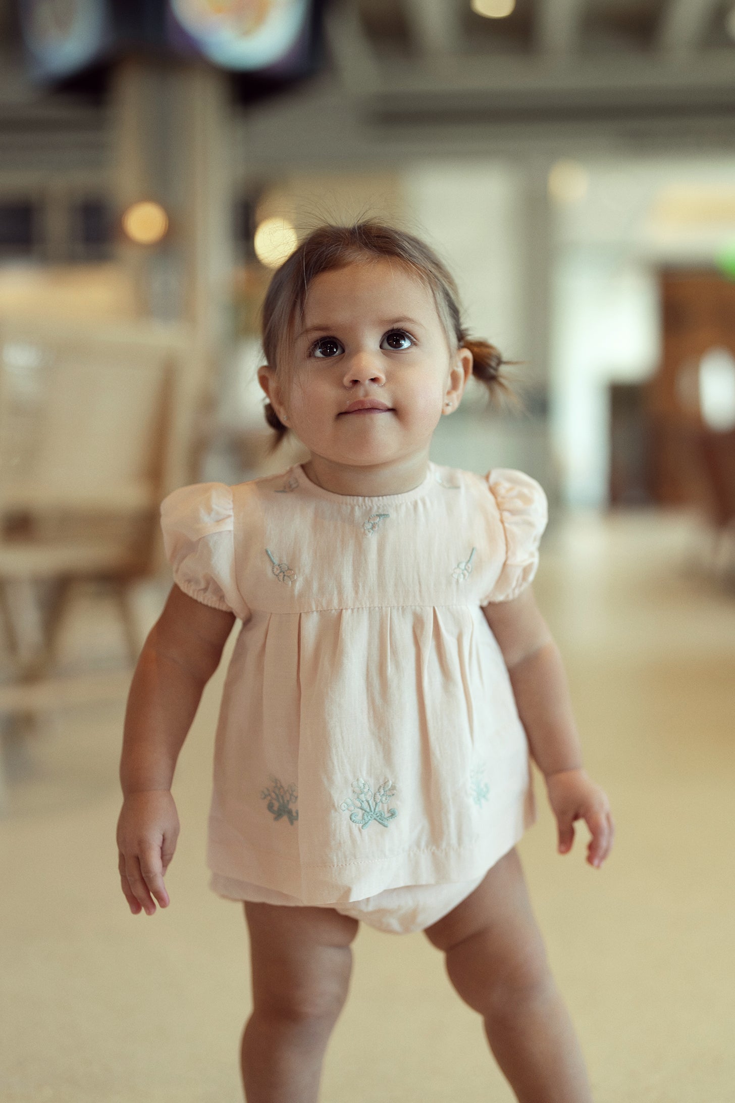 Cotton Floral Embroidered 2Pc Set