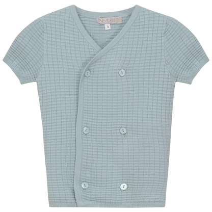 Knitted Double Breasted Top Seabrook