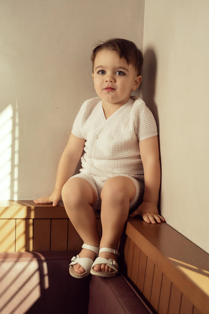 Knitted Double Breasted 2Pc Set