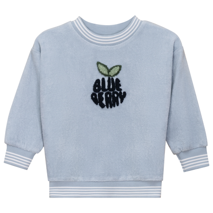 Blue Berry Terry Top Blue