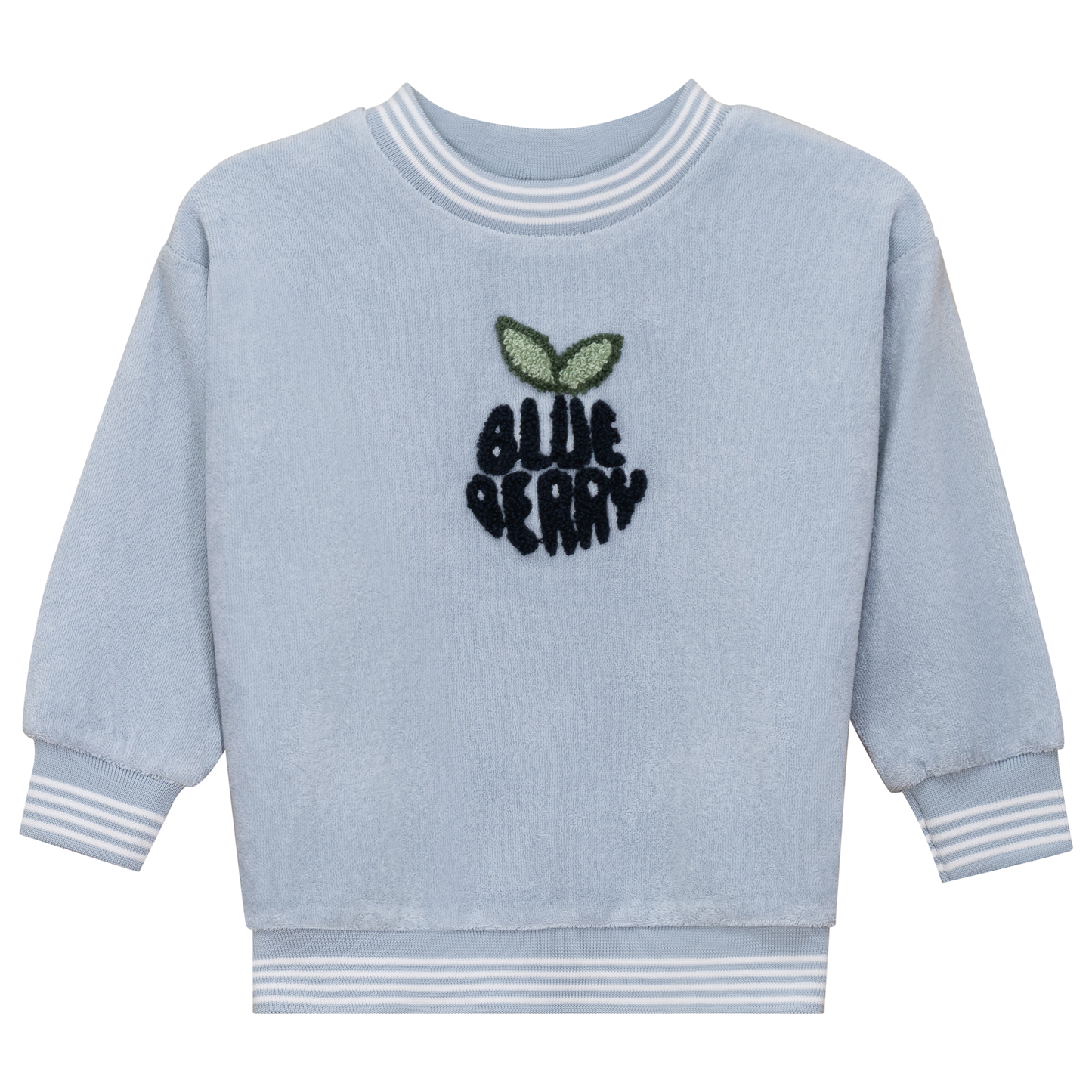 Blue Berry Terry Top Blue