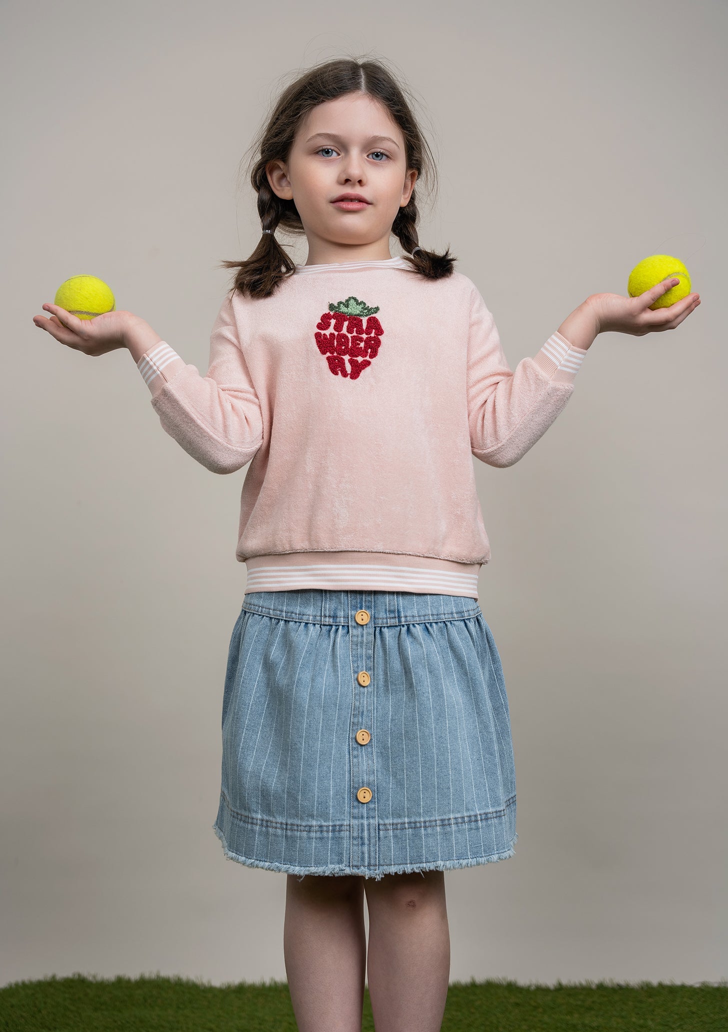 Strawberry Terry Top