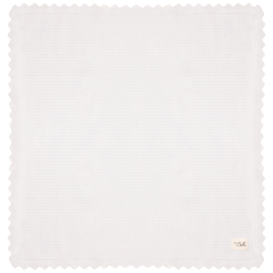 Pointelle Knitted Blanket