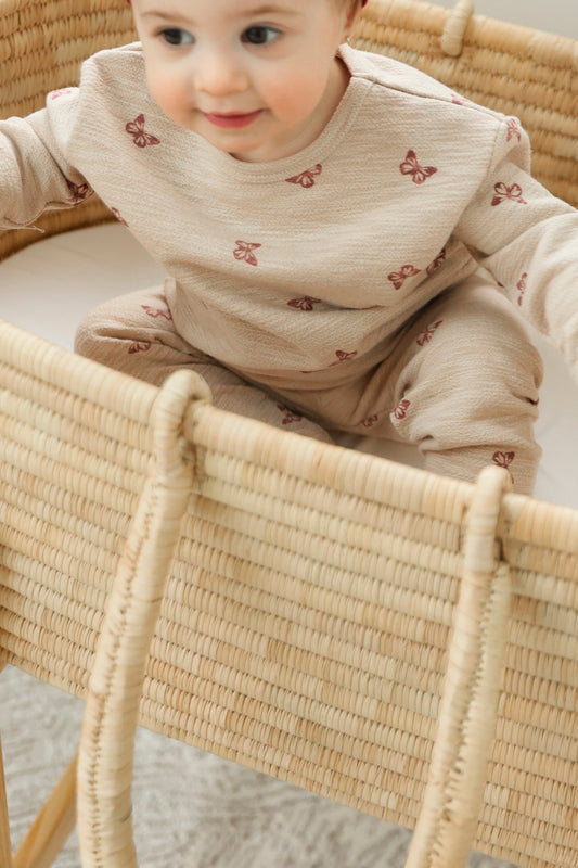 Butterfly Turtle Printed 2Pc Set