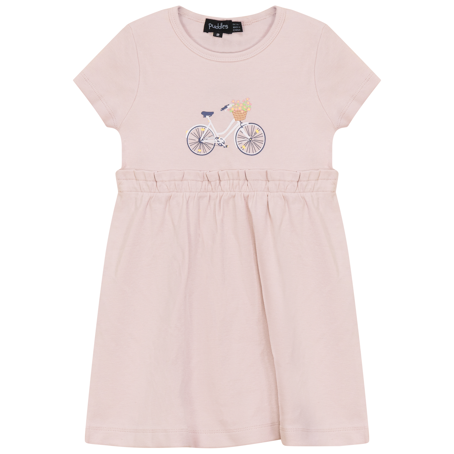 Bicycle Print Dress Primrose