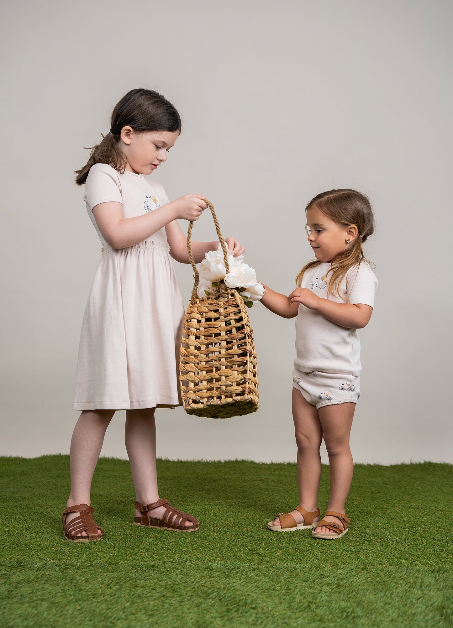 Bicycle Printed 2Pc Set