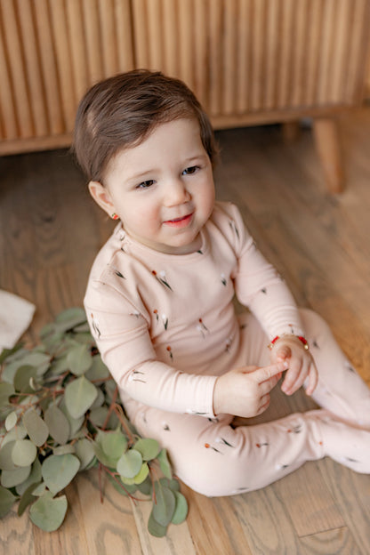 Scooter and Tulip Printed Onesie