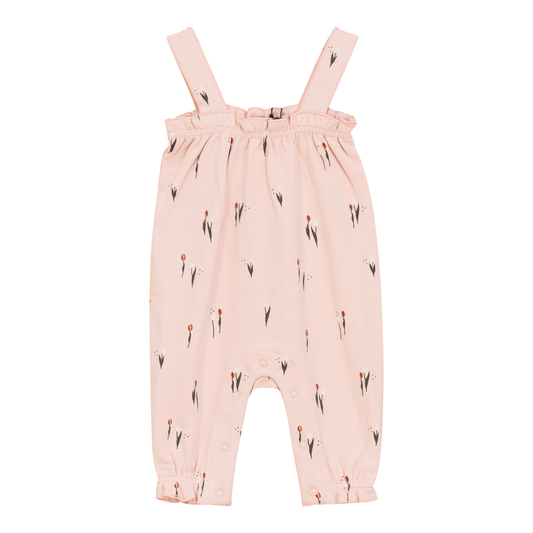 Tulip Printed Overall Soft Pink