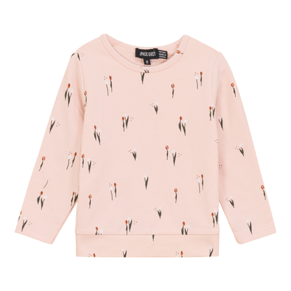 Scooter And Tulipe Printed Sweater Soft Pink