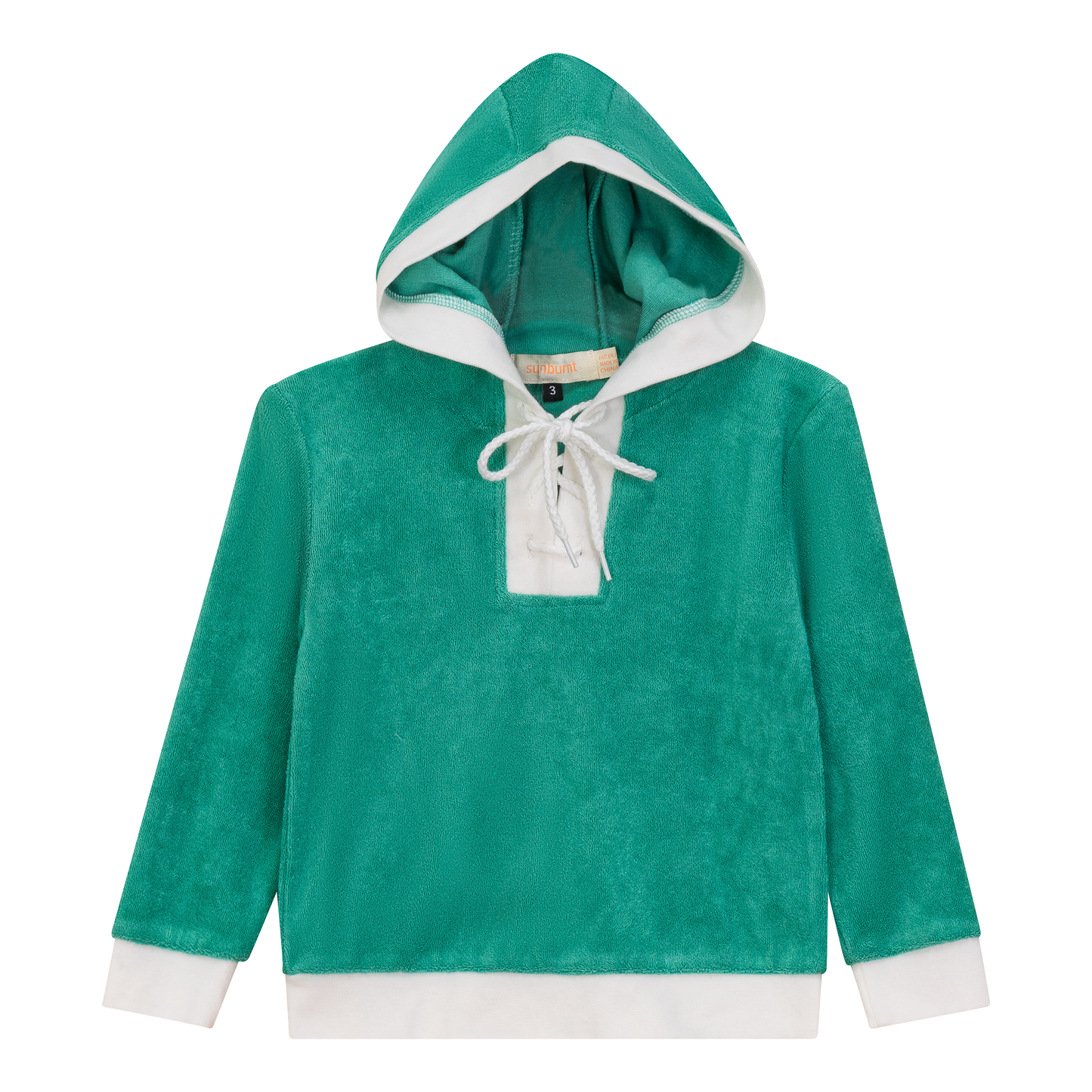 Cotton Terry Hoodie Green