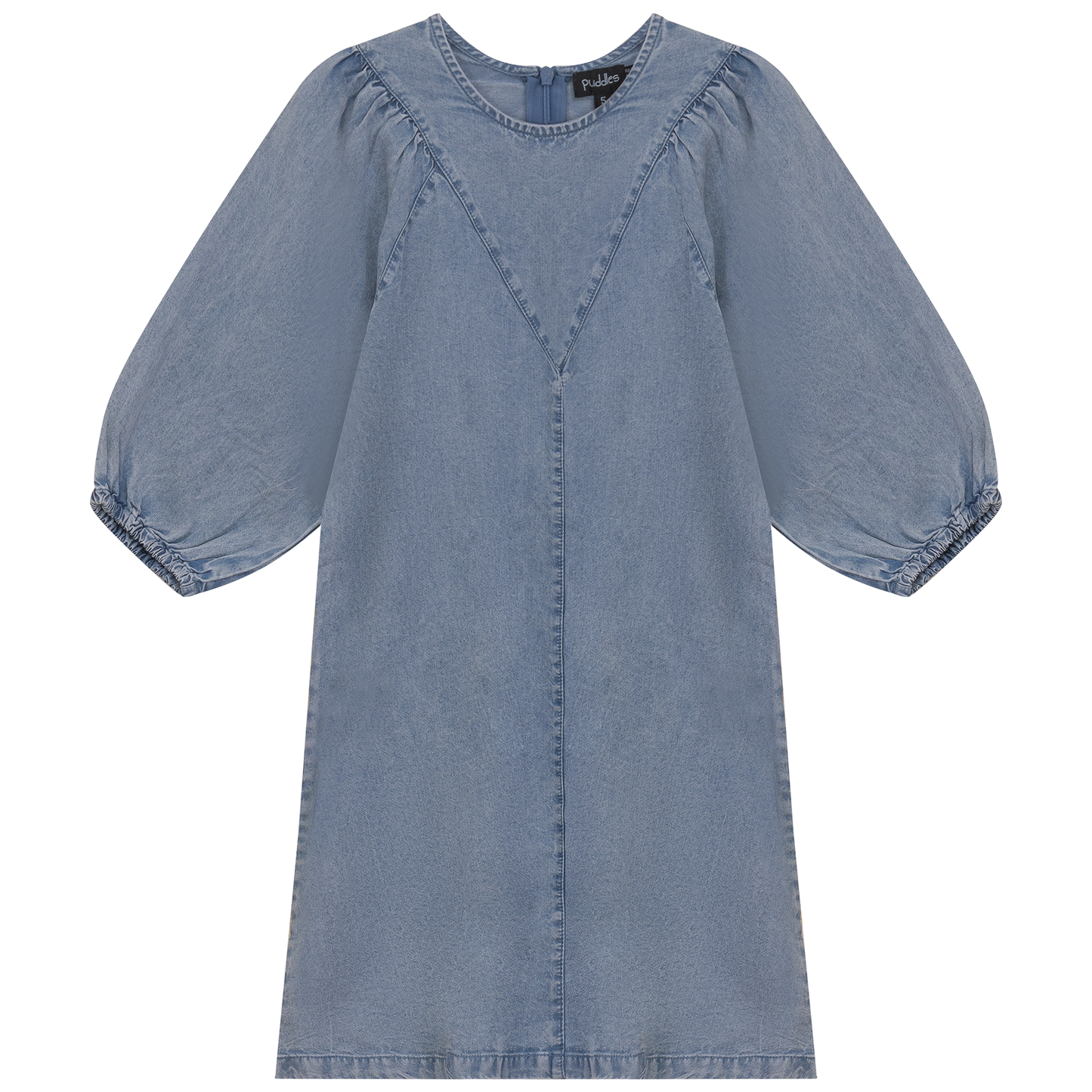 Washed Denim Dress Denim Wash