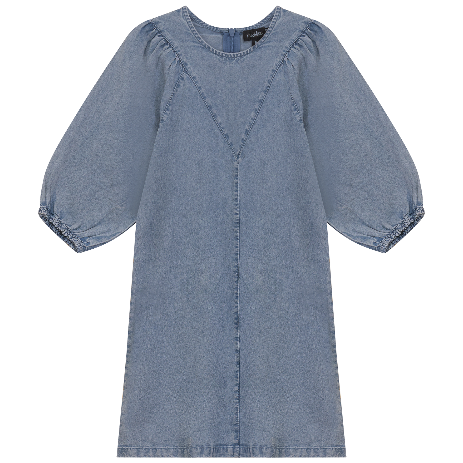 Washed Denim Dress Denim Wash