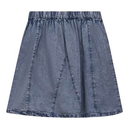 Washed Denim Skirt Denim Wash