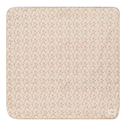 Ribbed Printed Blanket Maple One Size