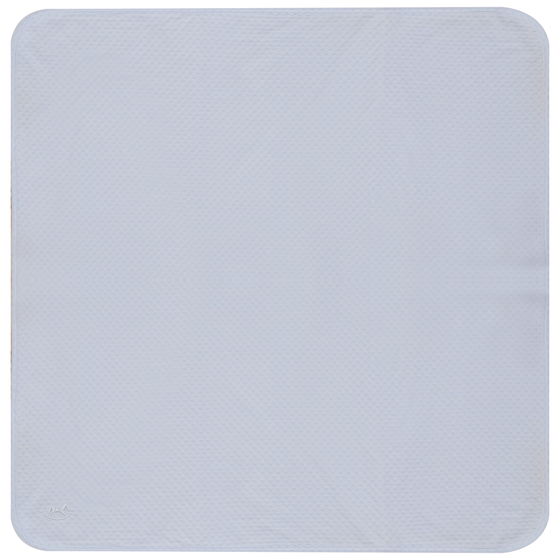 Checkered Blanket Blue One Size