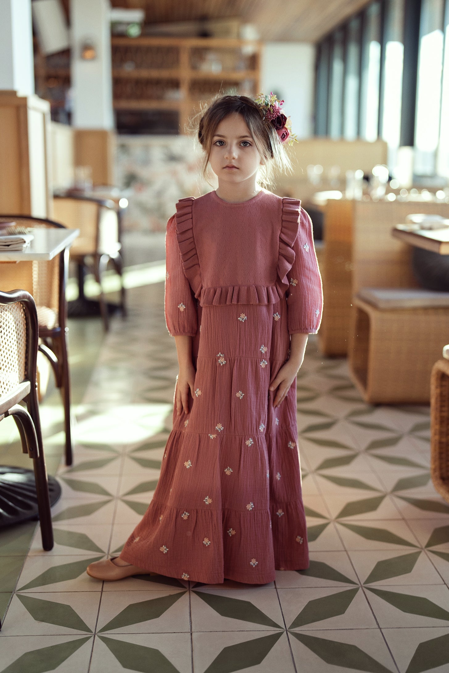 Woven Robe with Vest