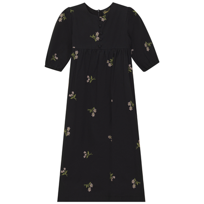 Woven Embroidered Floral Robe