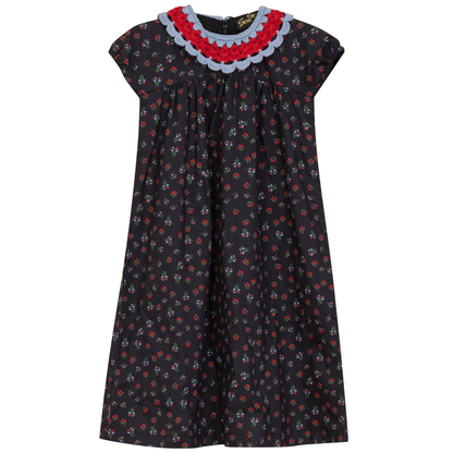 Crochet Woven Robe Black